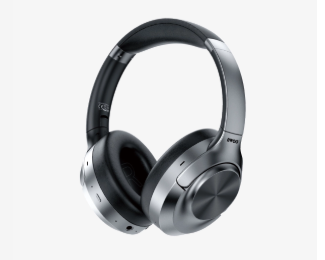 headset BWOO Active Noise Cancelling Bluetooth 6.0 Wireless Over Ear Headphones 66H Playtime High Res Audio
