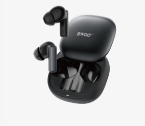 BWOO True Wireless Earbuds Bluetooth 6.0 Wireless Headphones ANC ENC Mic Clear Calls 15H Playtime