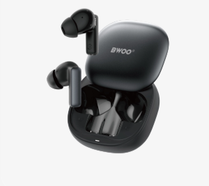 BWOO True Wireless Earbuds Bluetooth 6.0 Wireless Headphones ANC ENC Mic Clear Calls 15H Playtime